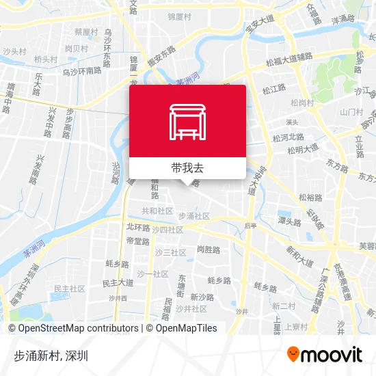 步涌新村地图