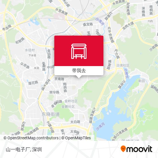 山一电子厂地图