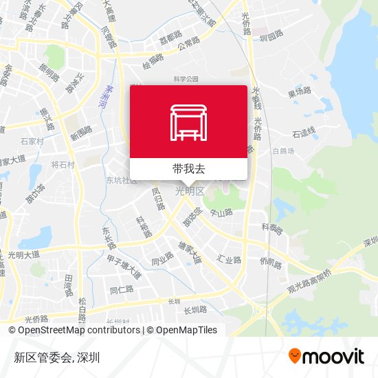 新区管委会地图