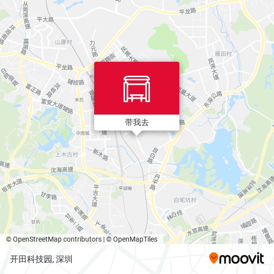 开田科技园地图