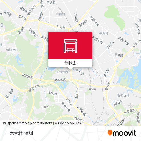 上木古村地图