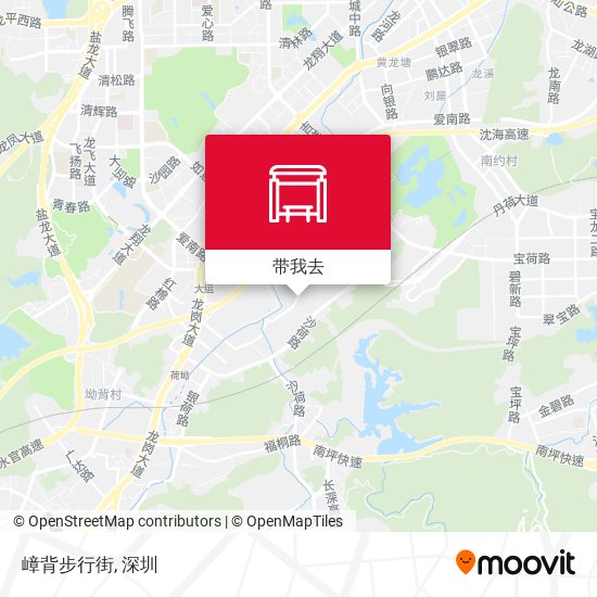 嶂背步行街地图