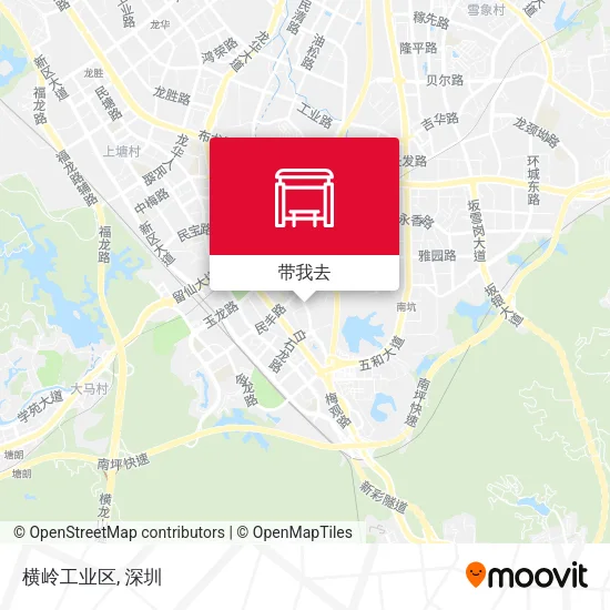 横岭工业区地图