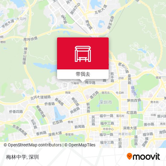 梅林中学地图