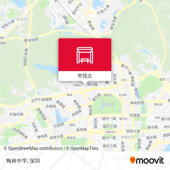 梅林中学地图