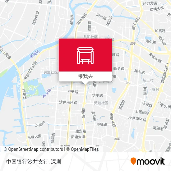 中国银行沙井支行地图