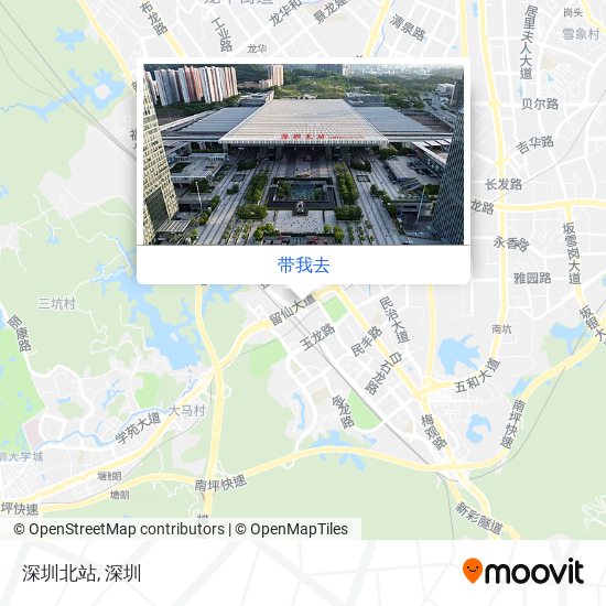 深圳北站地图