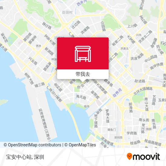 宝安中心站地图