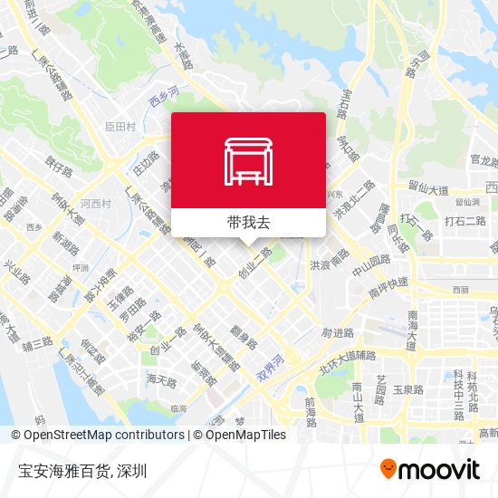 宝安海雅百货地图