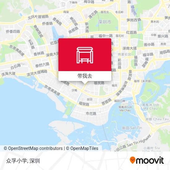 众孚小学地图