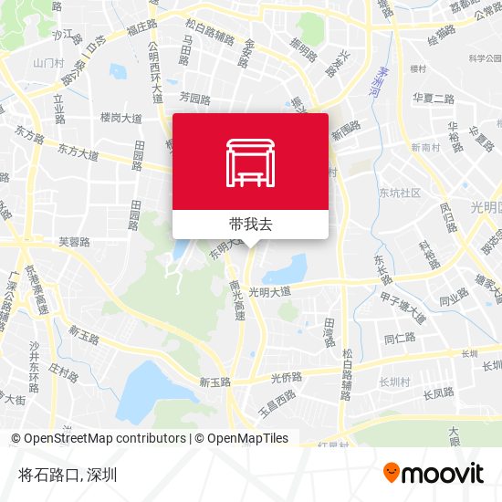 将石路口地图