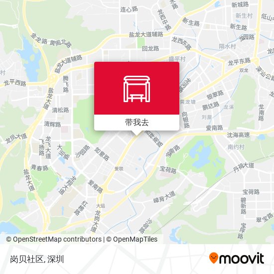 岗贝社区地图