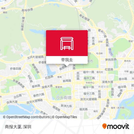 商报大厦地图