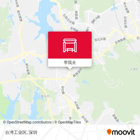 台湾工业区地图
