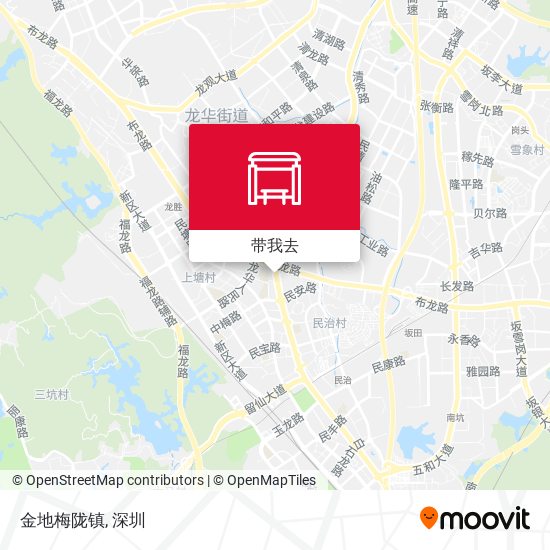 金地梅陇镇地图