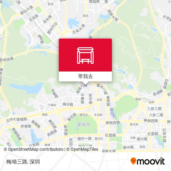 梅坳三路地图
