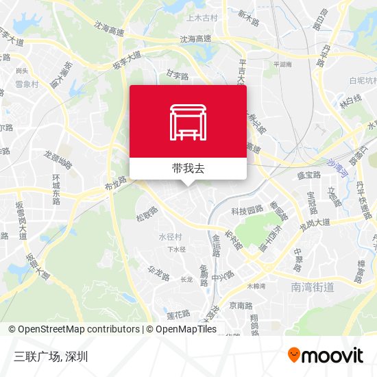 三联广场地图