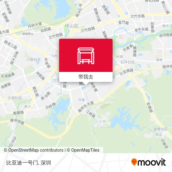 比亚迪一号门地图