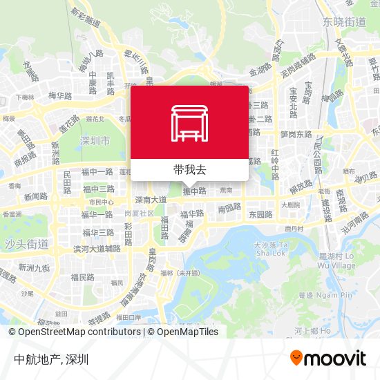 中航地产地图