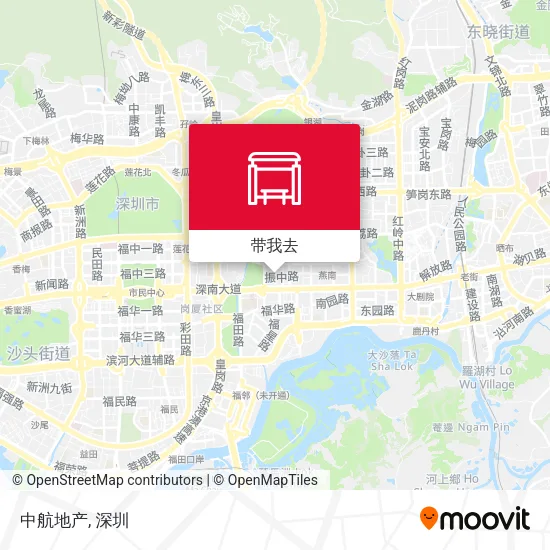 中航地产地图