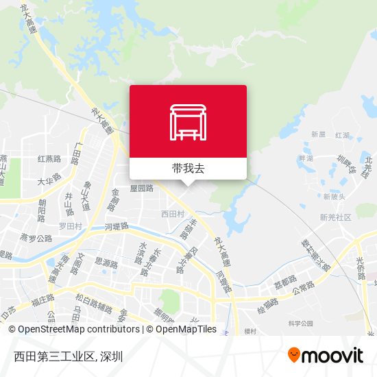 西田第三工业区地图