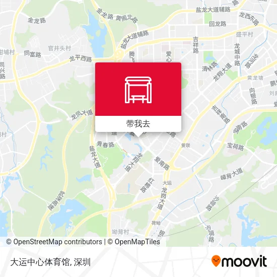 大运中心体育馆地图