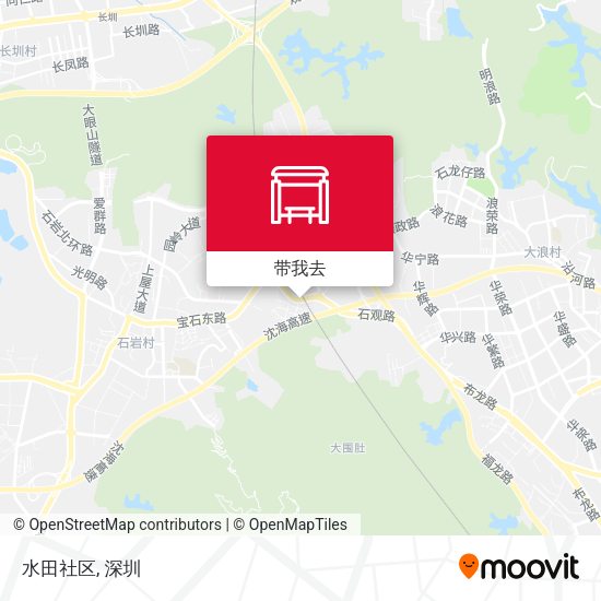 水田社区地图