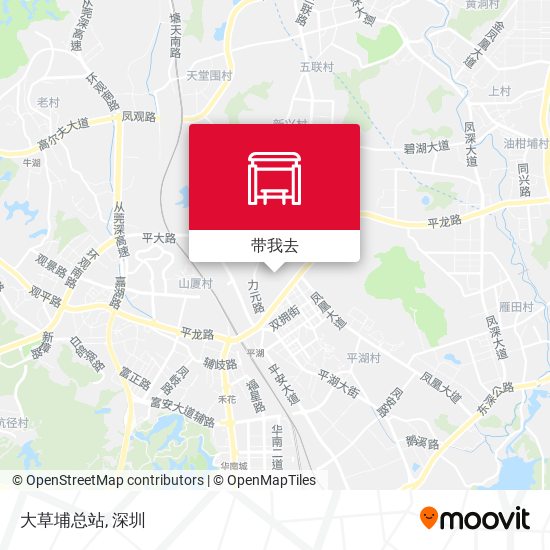 大草埔总站地图