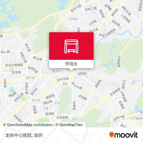 龙岗中心医院地图