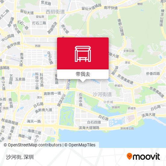 沙河街地图