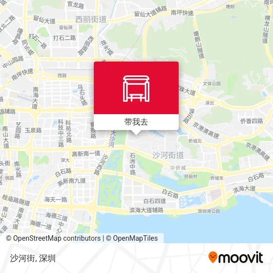 沙河街地图