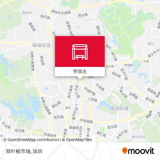 荷叶榕市场地图