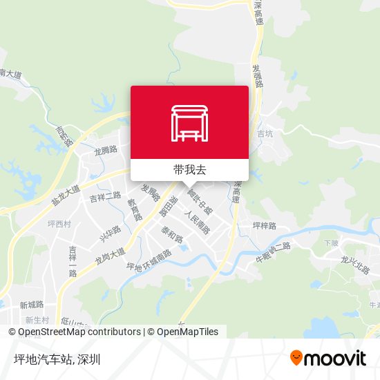 坪地汽车站地图