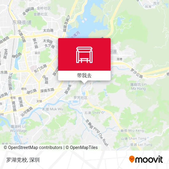 罗湖党校地图