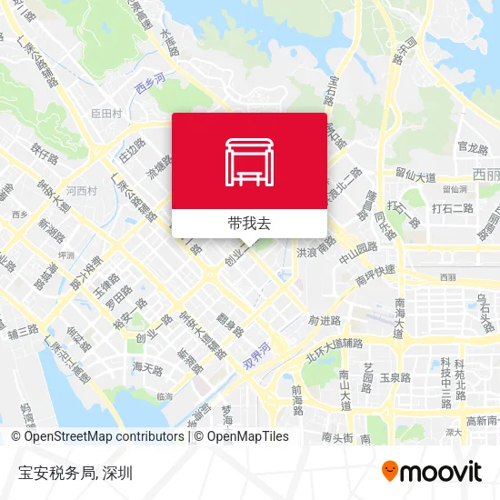 宝安税务局地图
