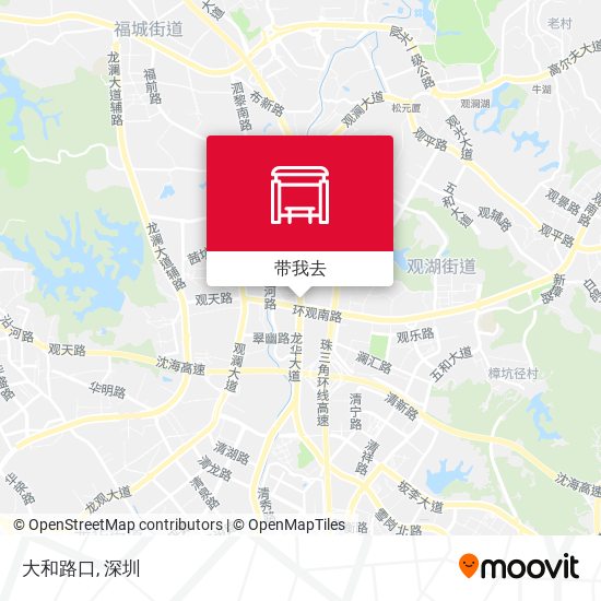大和路口地图