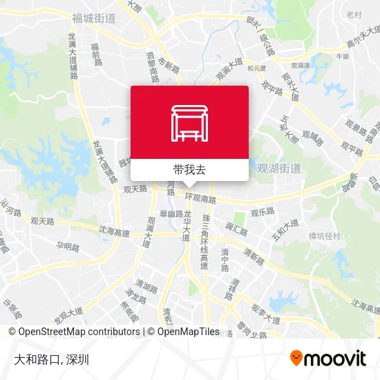 大和路口地图