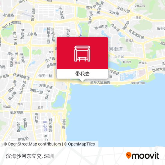 滨海沙河东立交地图