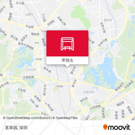 茗翠园地图