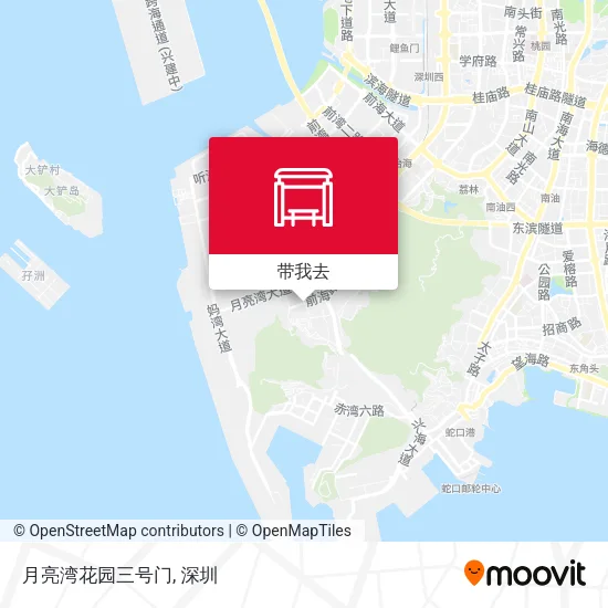 月亮湾花园三号门地图