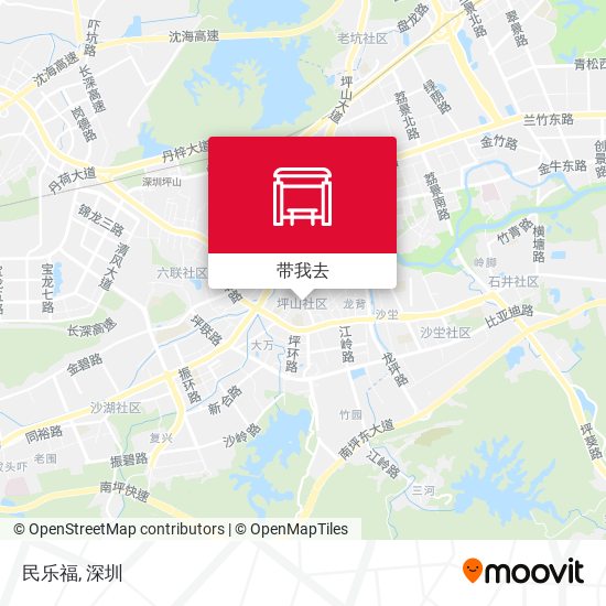 民乐福地图