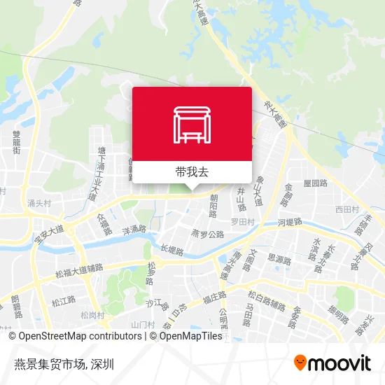 燕景集贸市场地图