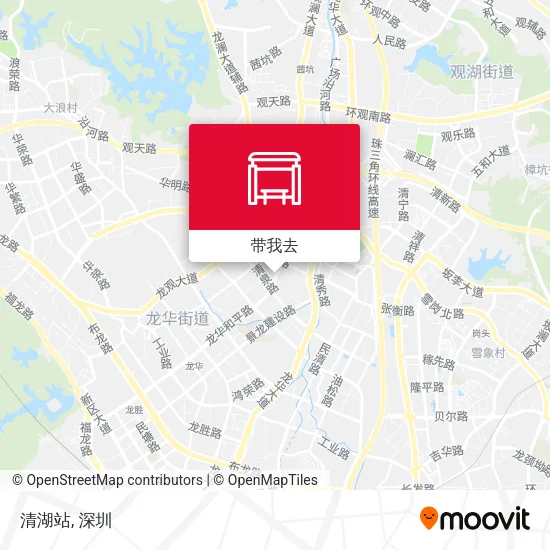 清湖站地图