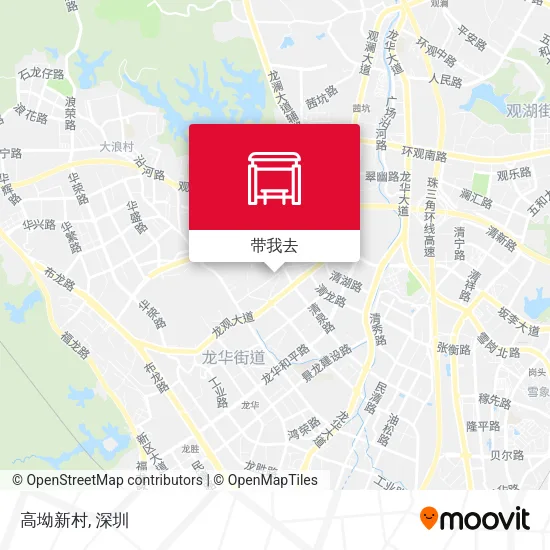 高坳新村地图