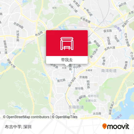 布吉中学地图