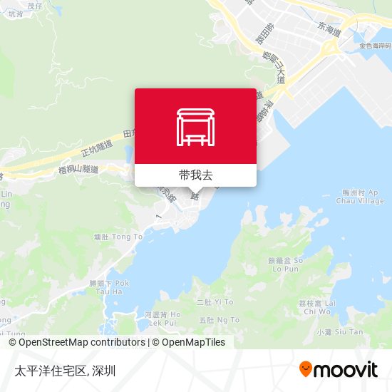 太平洋住宅区地图