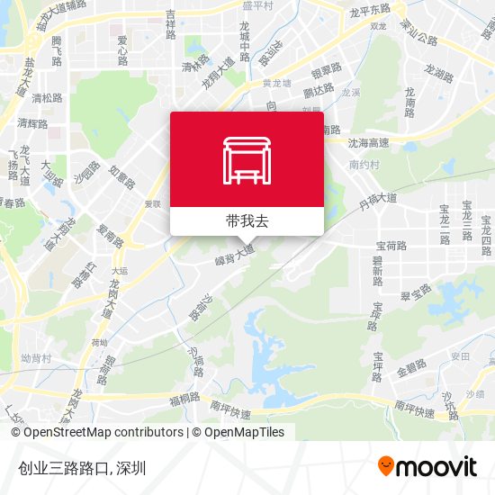 创业三路路口地图
