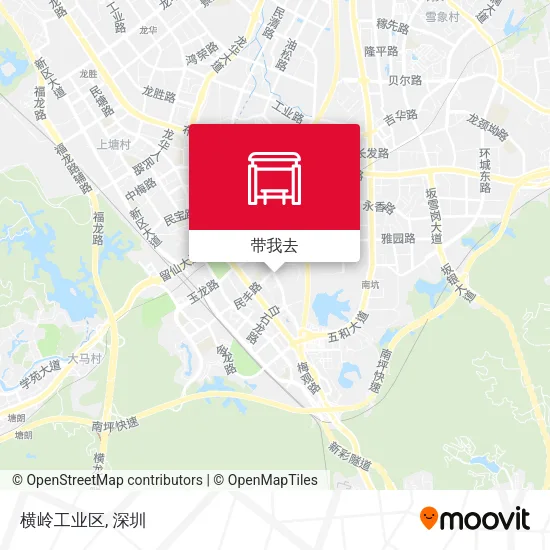 横岭工业区地图