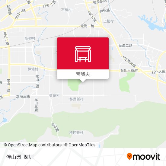 伴山园地图