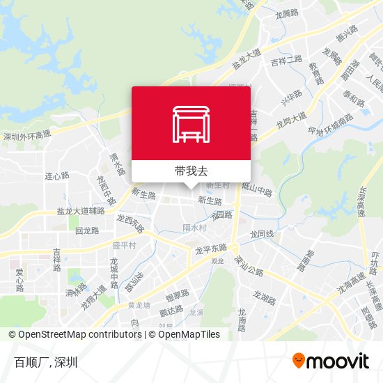 百顺厂地图